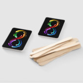 Infinity symbol of rainbow comets fächer (Non-assembled)