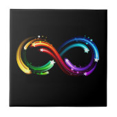 Infinity symbol of rainbow comets fliese (Vorderseite)