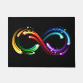 Infinity symbol of rainbow comets fußmatte (Vorderseite)