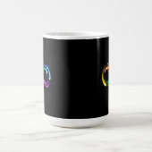 Infinity symbol of rainbow comets kaffeetasse (Mittel)