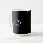 Infinity symbol of rainbow comets kaffeetasse (Vorderseite Links)