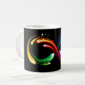 Infinity symbol of rainbow comets kaffeetasse (Vorderseite Links)