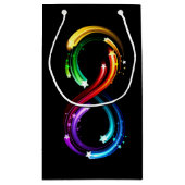 Infinity symbol of rainbow comets kleine geschenktüte (Rückseite)