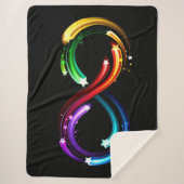 Infinity symbol of rainbow comets sherpadecke (Vorderseite)