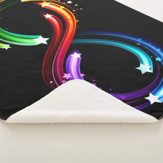 Infinity symbol of rainbow comets sherpadecke (3/4)