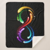 Infinity symbol of rainbow comets sherpadecke (Vorderseite)