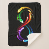 Infinity symbol of rainbow comets sherpadecke (Vorderseite)