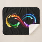 Infinity symbol of rainbow comets sherpadecke (Vorderseite (Horizontal))