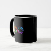 Infinity symbol of rainbow comets tasse (Vorderseite Links)