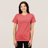 Infinity Symbol Tri-Blend Shirt (Vorderseite voll)