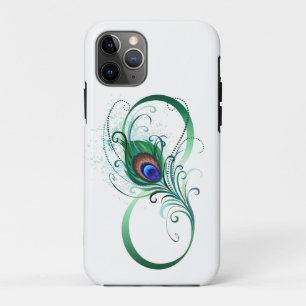 Infinity Symbol with Peacock Feather Case-Mate iPhone Hülle