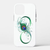 Infinity Symbol with Peacock Feather Case-Mate iPhone Hülle (Rückseite)