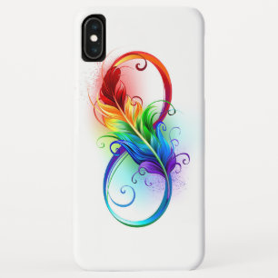 Infinity Symbol with Rainbow Feather Case-Mate iPhone Hülle