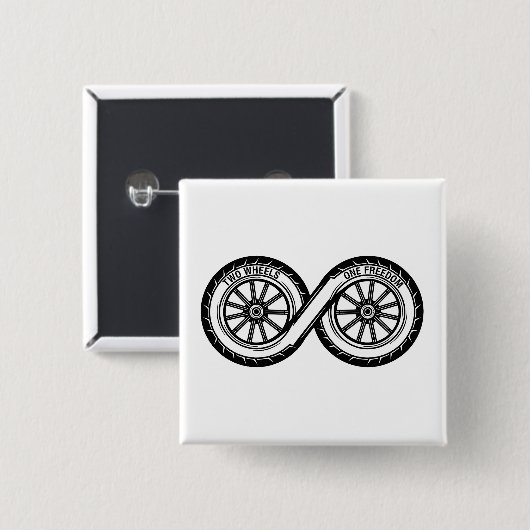 Infinity Two Wheels Freedom Button (Vorne & Hinten)