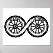 Infinity Two Wheels Freedom Poster (Vorne)