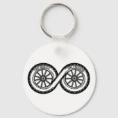 Infinity Two Wheels Freedom Schlüsselanhänger (Vorderseite)