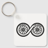 Infinity Two Wheels Freedom Schlüsselanhänger (Vorderseite)