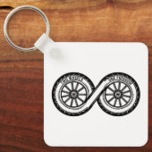 Infinity Two Wheels Freedom Schlüsselanhänger (Vorderseite)