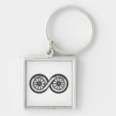 Infinity Two Wheels Freedom Schlüsselanhänger (Vorne)