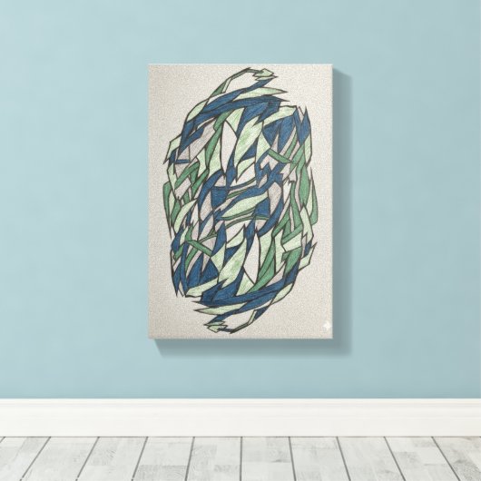 Infinity Web Canvas Leinwanddruck (Insitu (Holzboden))