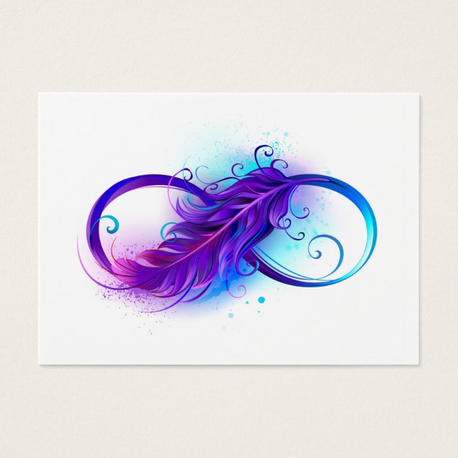 Infinity with Purple Feather (Vorderseite)
