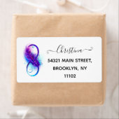 Infinity with Purple Feather (Insitu)