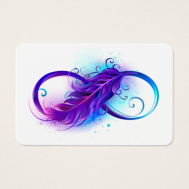 Infinity with Purple Feather (Vorderseite)