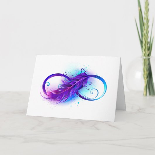 Infinity with Purple Feather (Vorderseite)
