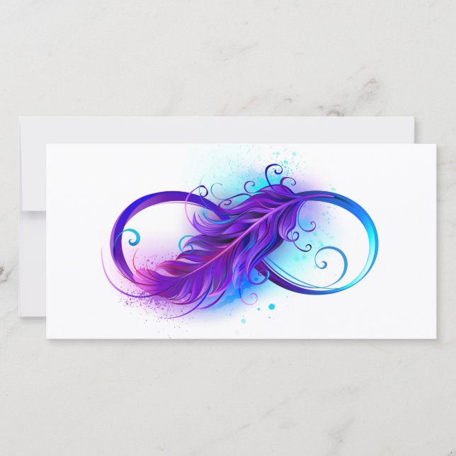 Infinity with Purple Feather (Vorderseite)