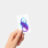 Infinity with Purple Feather Ausweis (Handheld)