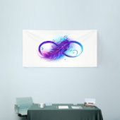 Infinity with Purple Feather Banner (Messeveranstaltung)