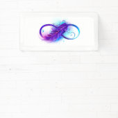 Infinity with Purple Feather Banner (InSitu)