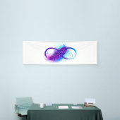Infinity with Purple Feather Banner (Messeveranstaltung)