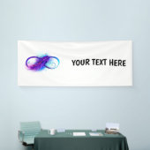 Infinity with Purple Feather Banner (Messeveranstaltung)