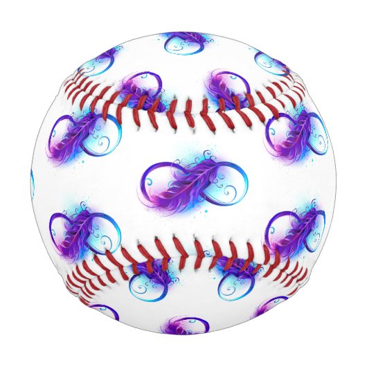 Infinity with Purple Feather Baseball (Rückseite)