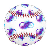 Infinity with Purple Feather Baseball (Vorderseite)