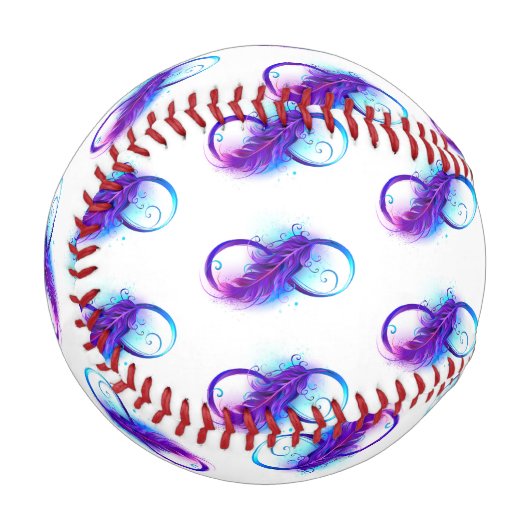 Infinity with Purple Feather Baseball (Vorderseite Links)