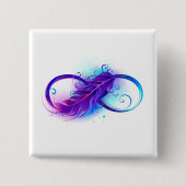 Infinity with Purple Feather Button (Vorderseite)