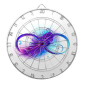 Infinity with Purple Feather Dartscheibe (vorne)