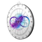 Infinity with Purple Feather Dartscheibe (Vorderseite rechts)