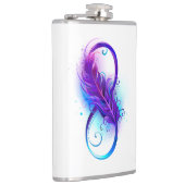 Infinity with Purple Feather Flachmann (Rechts)