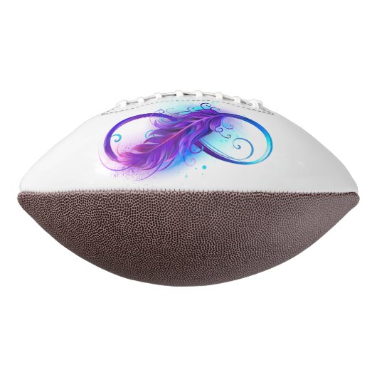 Infinity with Purple Feather Football (Gedreht 90)