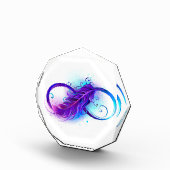 Infinity with Purple Feather Fotoblock (Rechts)