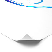 Infinity with Purple Feather Fotodruck (Ecke)