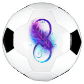Infinity with Purple Feather Fußball (Gedreht)