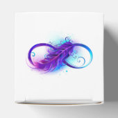 Infinity with Purple Feather Geschenkschachtel (Oben)