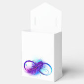 Infinity with Purple Feather Geschenkschachtel (Geöffnet)