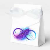 Infinity with Purple Feather Geschenkschachtel (Vorderseite)