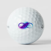 Infinity with Purple Feather Golfball (Vorderseite)