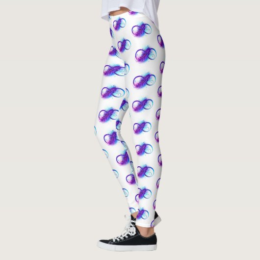 Infinity with Purple Feather Leggings (Links)